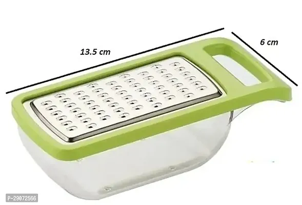 Classic Mini Cheese and Garlic Grater Stainless Steel With Storage Container-thumb0