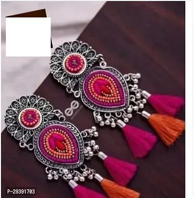 Elegant Alloy Drop Earrings For Women-thumb0