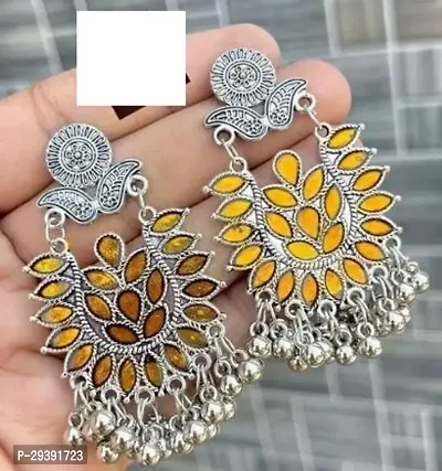 Elegant Alloy Drop Earrings For Women-thumb0