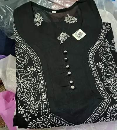 Stylish Georgette Embroidered Kurta For Women