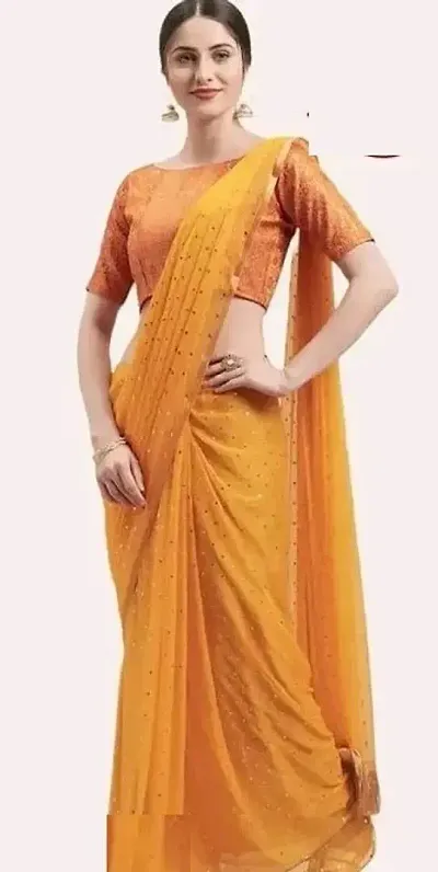 Chiffon sarees with blouse piece