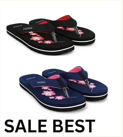 Elegant EVA Flip Flops For Women Pack of 2