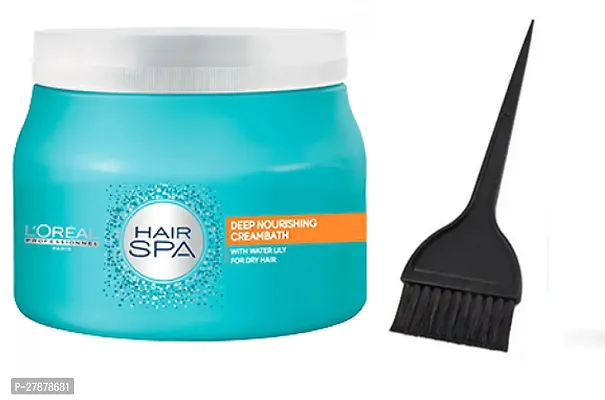 professional deep nourishing cream bath hair spa 490g with hair brush-thumb0