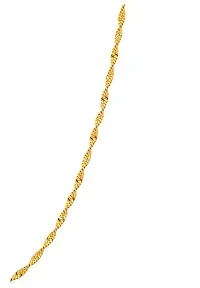 Shree Jutrade; Stylish and Exclusive Attractive Carved Balls Pattern Design Golden Brass Chain Necklace Gold Plated Fashionable Jewellery For Women Girls Men Boys and Unisex-thumb4