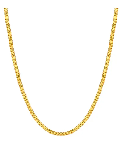 Fashion Frill Men's Jewellery Gold Chains For Men Gold Plated Metal Chain For Men Neck Chain For Boys Jewellery Elegant