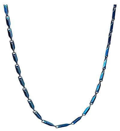 Shree Jutrade; Stylish and Exclusive Attractive Cable Pattern Design Brass Chain Necklace Plated Fashionable Jewellery For Women Girls Men Boys and Unisex