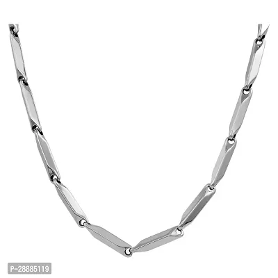 Shree Jutrade; Stylish and Exclusive Attractive Rice Seed Pattern Design Multi Stainless Steel Chain Necklace Fashionable Jewellery For Men Boys Women Girls and Unisex