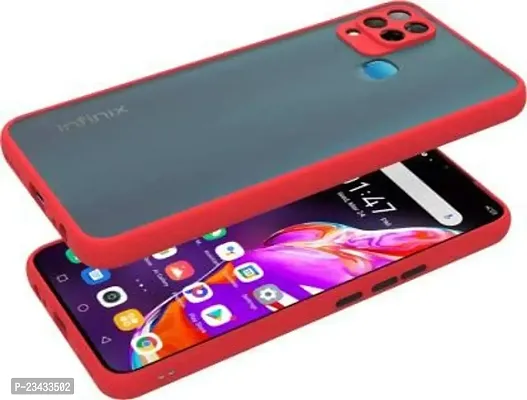 YARENDRA Export Mobile Back Cover Infinix Hot 10S D (Red)-thumb3