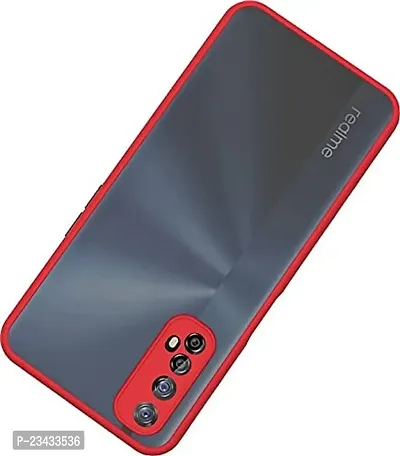 YARENDRA Export Mobile Back Cover Realme 7 (Red)-thumb4