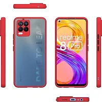 YARENDRA Export Mobile Back Cover Realme 8 (Red)-thumb1