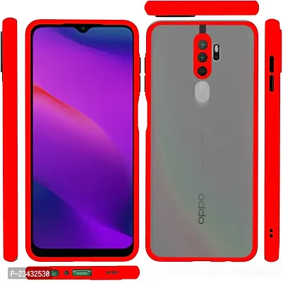 YARENDRA Export Mobile Back Cover Oppo A5 2020 (Red)-thumb2