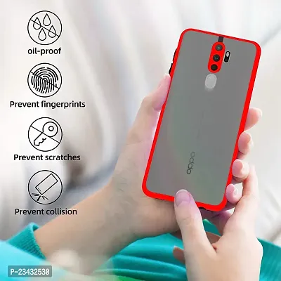 YARENDRA Export Mobile Back Cover Oppo A5 2020 (Red)-thumb4
