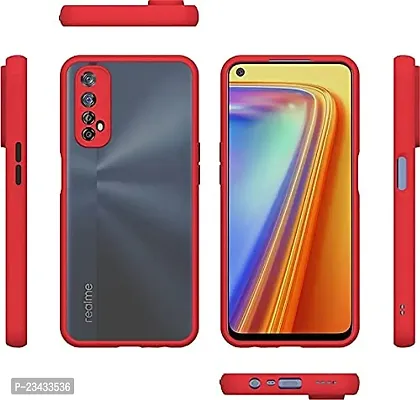 YARENDRA Export Mobile Back Cover Realme 7 (Red)-thumb3