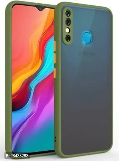 yarendra Export Mobile Back Cover for Infinix hot 8 (Light Green).