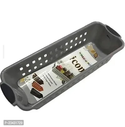 Yarendra Export 3 pcs Baskets multipurpose storage holder, use in kitchen in fridge-thumb0