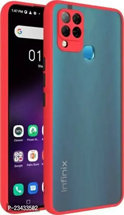 YARENDRA Export Mobile Back Cover Infinix Hot 10S D (Red)