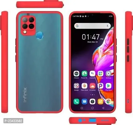 YARENDRA Export Mobile Back Cover Infinix Hot 10S D (Red)-thumb2