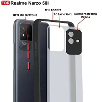 YARENDRA Export Mobile Back Cover Realme Narzo 50i D(Black)-thumb4