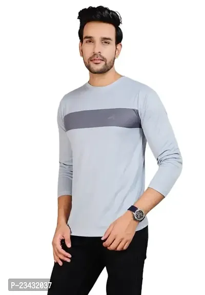 Yarendra Export Men's Regular Fit Round Neck Full Sleeved T-Shirt-thumb0