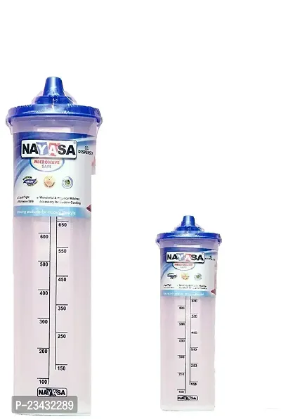 Nayasa Plastic Oil Dispenser, 1000ml+600ml, Set of 2, Multicolour-thumb3