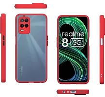 YARENDRA Export Mobile Back Cover Realme 8 5G(Red)-thumb1