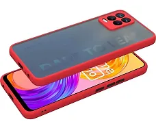 YARENDRA Export Mobile Back Cover Realme 8 (Red)-thumb3