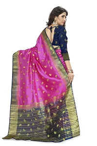 Fabmora's Women's Kanjivaram Art Silk Saree With Blouse PieceTraditional Ethnic Wear-thumb2