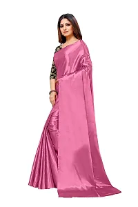 FABMORA Women's Woven silk Saree With Blouse Piece (SATIN_MATKA_PARENT_ONION)-thumb2