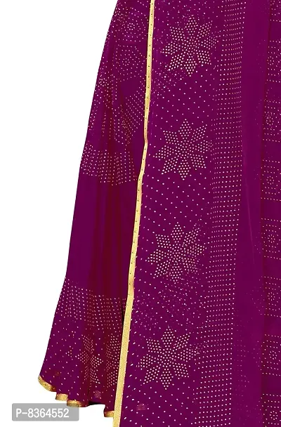 Fabmora Women's Woven Pure Chiffon Saree With Blouse Piece (sarees-chiffon-ladoo-wine_wine)-thumb4
