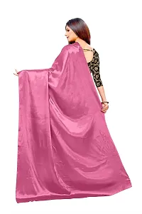 FABMORA Women's Woven silk Saree With Blouse Piece (SATIN_MATKA_PARENT_ONION)-thumb1