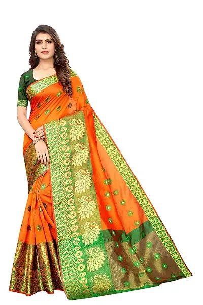 New Trendy Art Silk Sarees with Blouse Piece