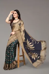 Beautiful Chiffon Printed Saree with Blouse Piece For Women-thumb1