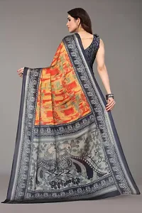 Printed, Floral Print Daily Wear Chiffon Saree-thumb4