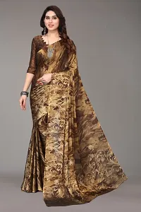 Beautiful Chiffon Printed Saree with Blouse Piece For Women-thumb4