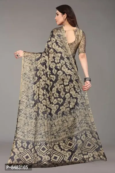 Printed, Floral Print Daily Wear Chiffon Saree-thumb4