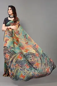 Printed, Floral Print Daily Wear Chiffon Saree-thumb3