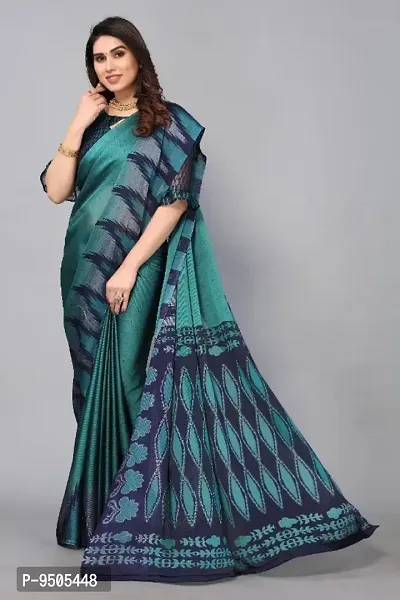 Attractive Chiffon Printed Saree with Blouse piece