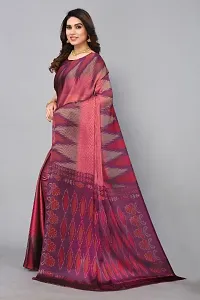 Attractive Chiffon Printed Saree with Blouse piece-thumb2