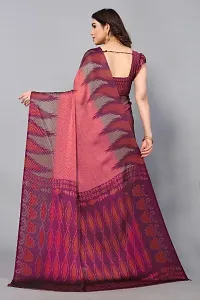 Attractive Chiffon Printed Saree with Blouse piece-thumb4