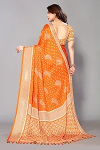 Printed Fashion Chiffon Saree With Blouse Piece-thumb3