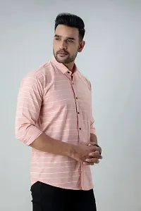 V.com Men's Stylish Casual Shirts for Men (40, Peach)-thumb2