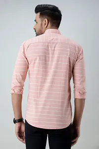 V.com Men's Stylish Casual Shirts for Men (40, Peach)-thumb1