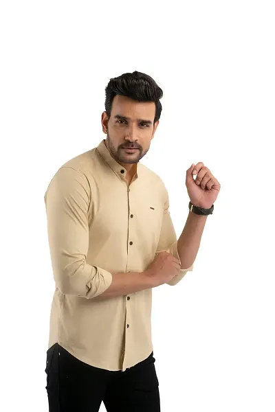 V.com VCOM Brings Men's Full Sleeves Pure Cotton Casual Shirt