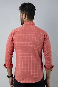 V.com Men's Regular Fit Casual Shirt (40, Pink)-thumb1