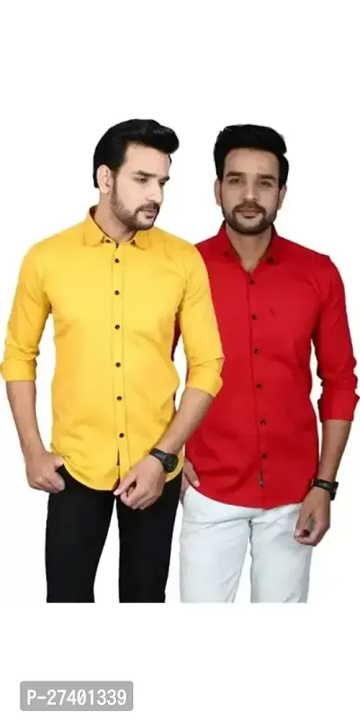 VCOM Brings Mens Pure Cotton Casual Shirt