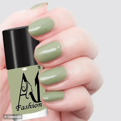 A1 Fashion New Pastel Hd Shine Color Nail Polish Light Green-thumb2