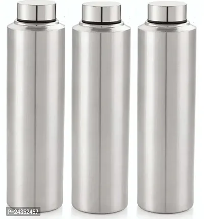 BIGWIN StainlesSteel  Sports/Refrigerator/Gym/School/Collage/Kids/ThunderWaterBottle Steel water bottle 1000 ml (3pe set)