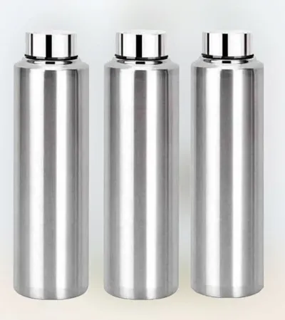 ATROCK 1000ml Stainless Steel Water Bottle, Fridge Water Bottle Set 1Litre (3)