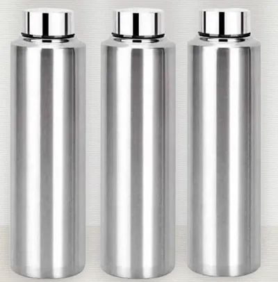 ATROCK 1000ml Stainless Steel Water Bottle, Fridge Water Bottle Set 1Litre (3)