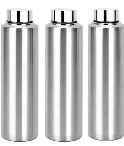 ATROCK 1000ml Stainless Steel Water Bottle, Fridge Water Bottle Set 1Litre (3)